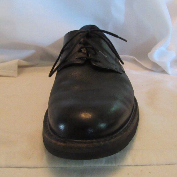 Mephisto Black Marlon Derbys Size 11 Goodyear Welt Air-Relax Pebbled Leather - Picture 9 of 13